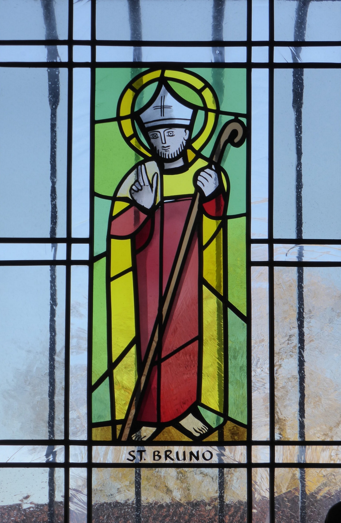 Foto Sakristeifenster St. Albertus Magnus: St. Bruno